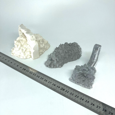 Broken Walls & Rubble - Terrain & Accessories - Suitable For Wargaming BOX254