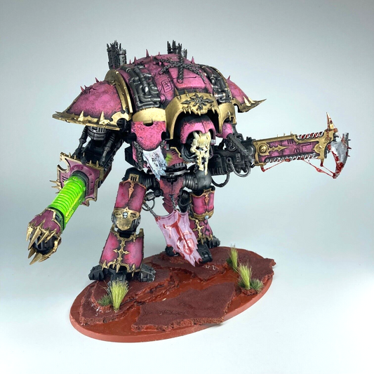 Knight Abominant Emperors Children Chaos Knights - Warhammer 40k - Painted
