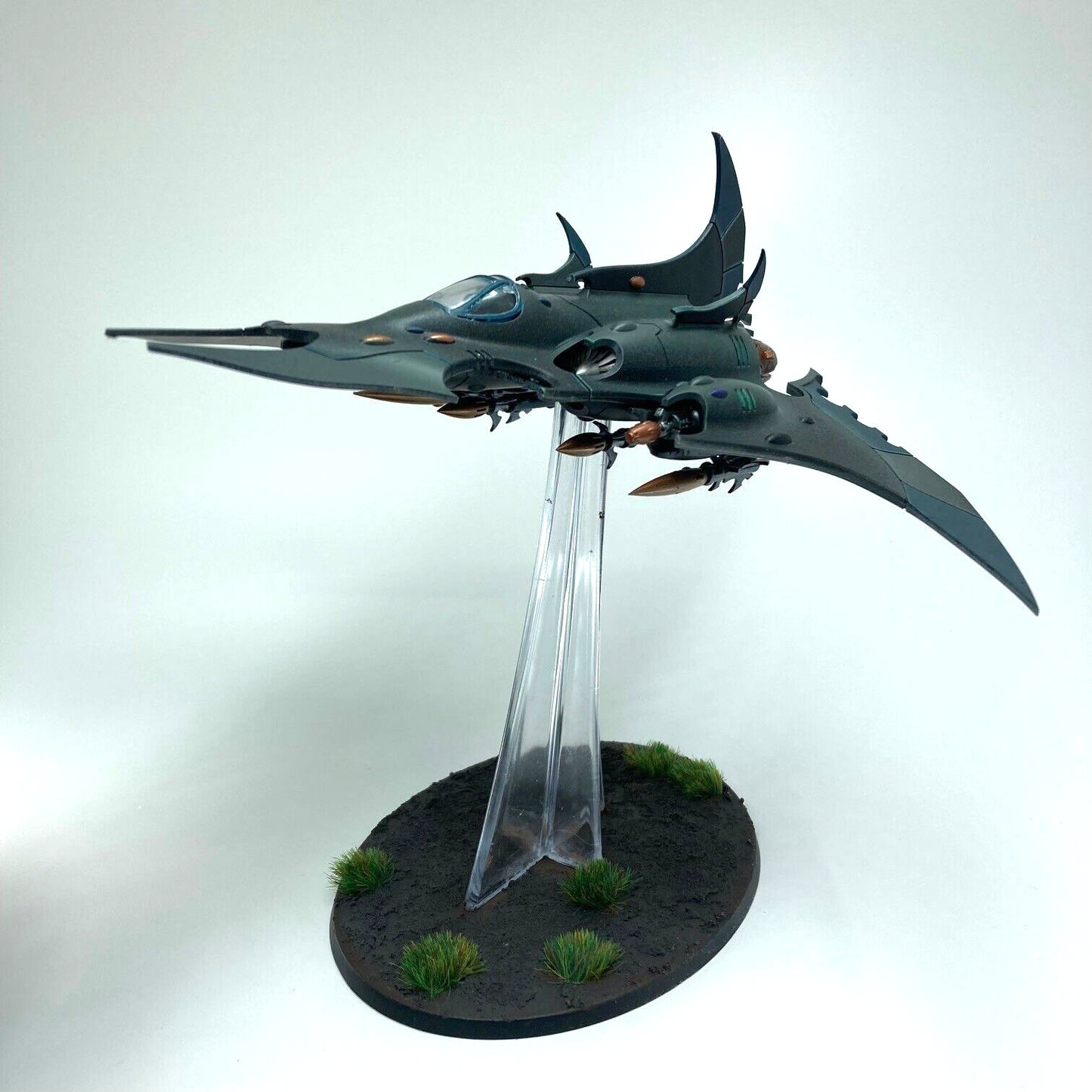Drukhari Razorwing Jetfighter Dark Eldar Painted Warhammer 40K Games Workshop 2