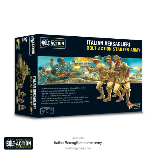 Italian Bersaglieri Starter Army - Warlord Games Bolt Action Miniatures
