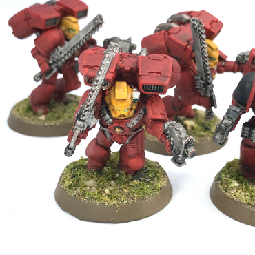 Blood Angels Assault Squad Space Marines - Painted - Warhammer 40K C3483