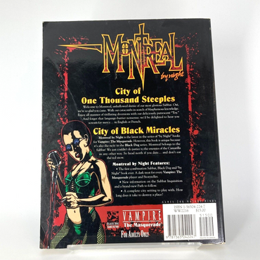 Montreal By Night - Vampire: The Masquerade Source Book - White Wolf M1107