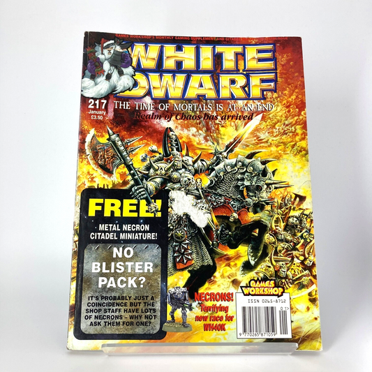 White Dwarf 217 Magazine Games Workshop Warhammer Fantasy 40,000 40K M1592