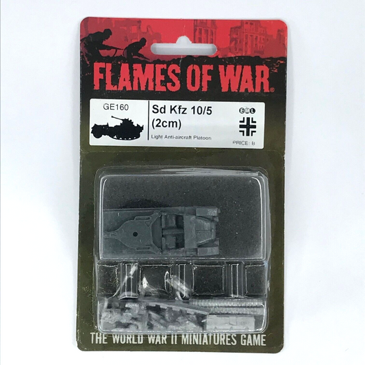 WW2 German Axis Sd Kfz Anti-Aircraft AA Half-Track Blister - Flames of War C300