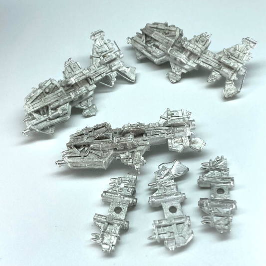Ork Ravager Attack Ships - Battlefleet Gothic Warhammer Metal GW X3601