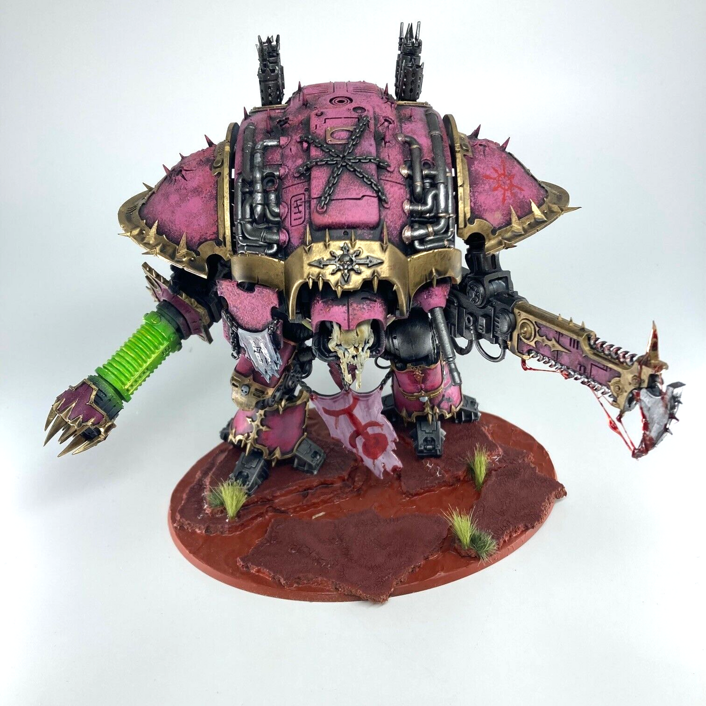 Knight Abominant Emperors Children Chaos Knights - Warhammer 40k - Painted