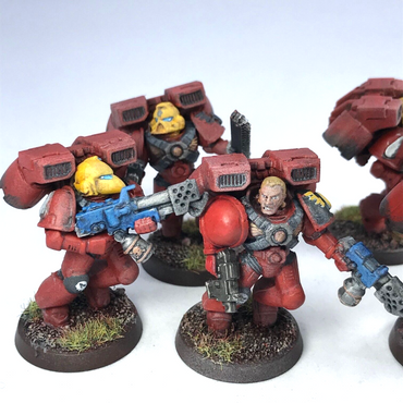 Classic Blood Angels Assault Squad Space Marines - Painted - Warhammer 40K C3741