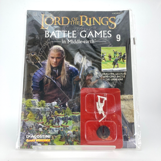 LOTR Magazine 9 - Metal Uruk-Hai Captain LOTR Warhammer Lord of the Rings M1940