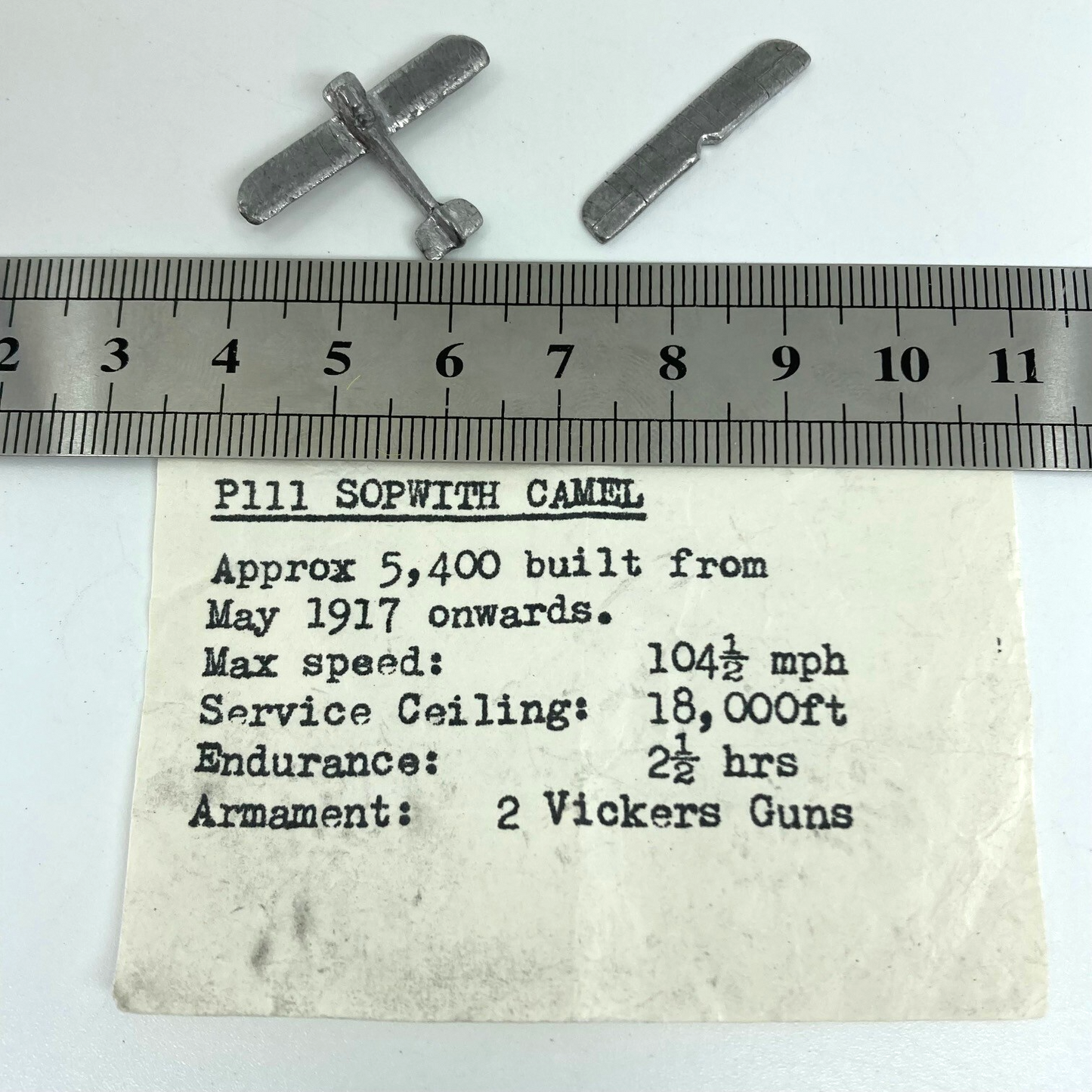 P111 Sopwith Camel - Historical Metal Miniatures - Unbranded Miniatures X439