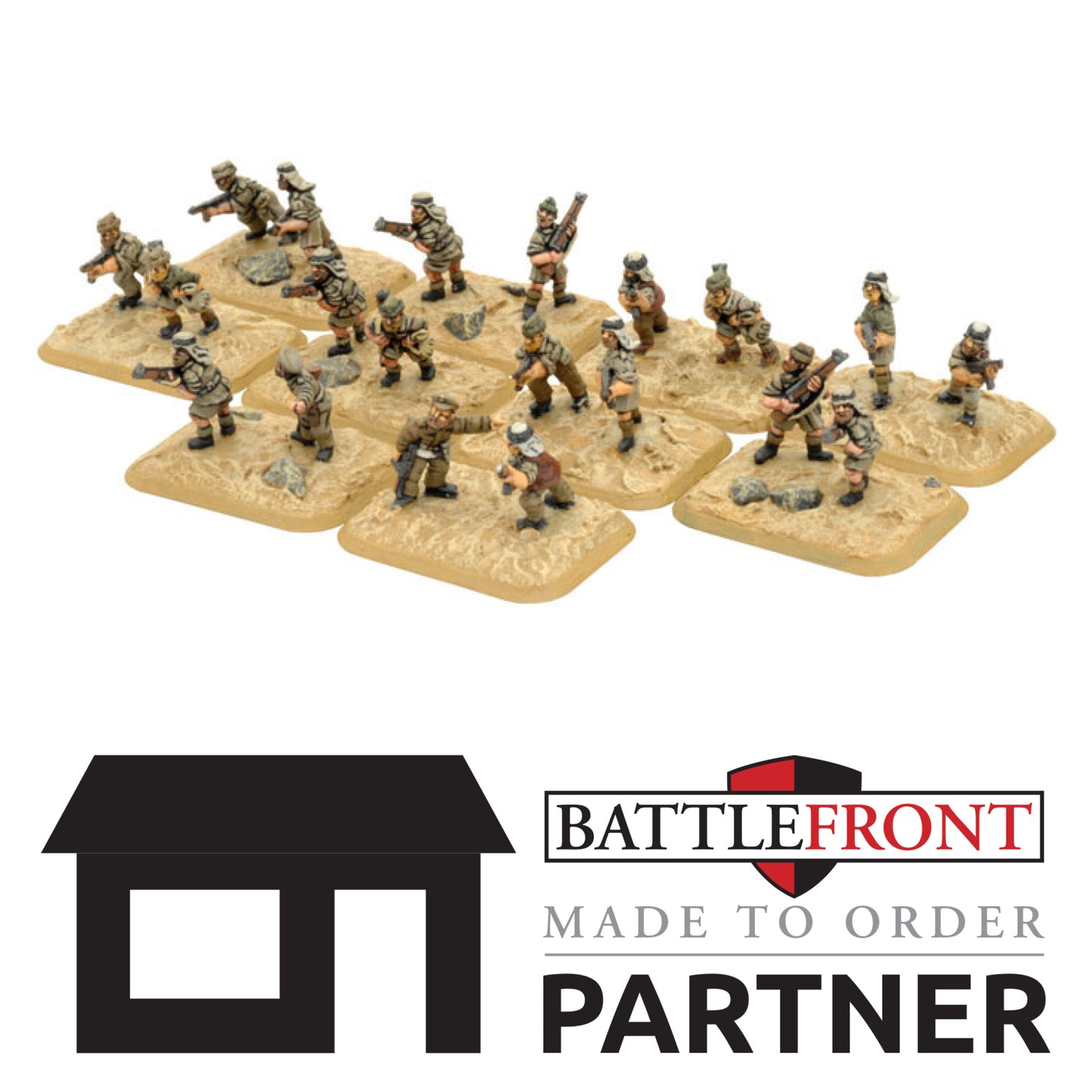 Pre-order: LRDG/SAS Dismounted Patrols- British - Battlefront Miniatures - Brand New