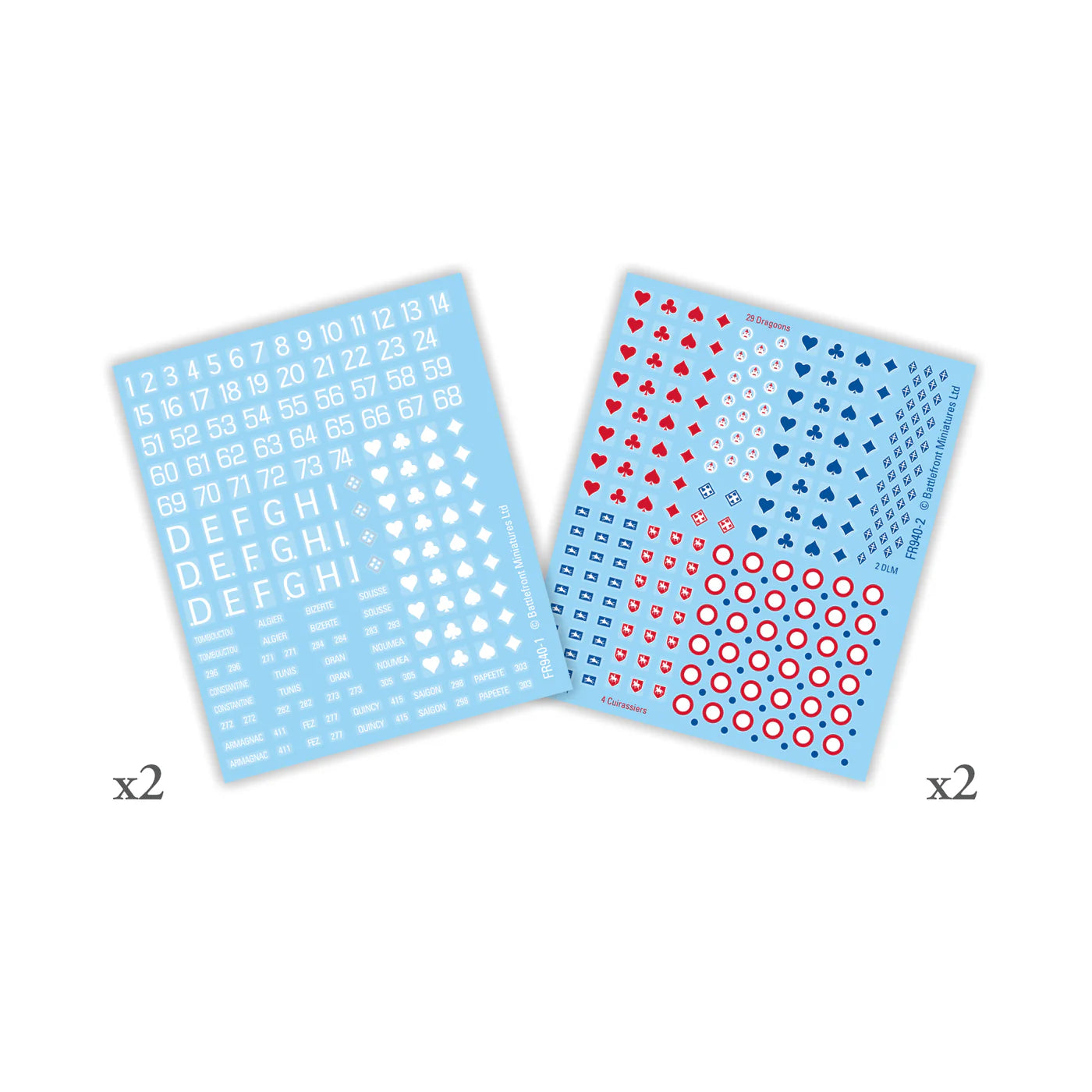 Pre-order: French Decals - Early War - Brand New - Flames of War