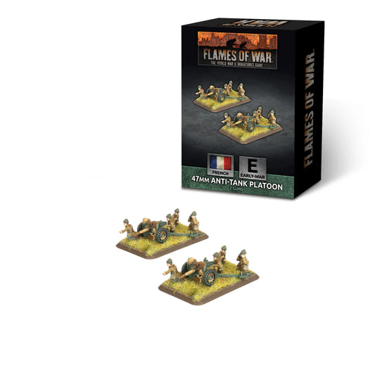 Pre-order: French 47mm Anti-tank Platoon - Early War - Brand New - Flames of War