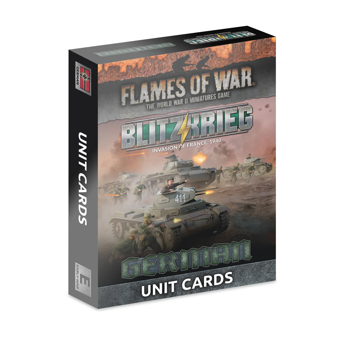 Pre-order: Blitzkrieg: German Unit Cards - Early War - Limited Edition - Brand New - Flames of War