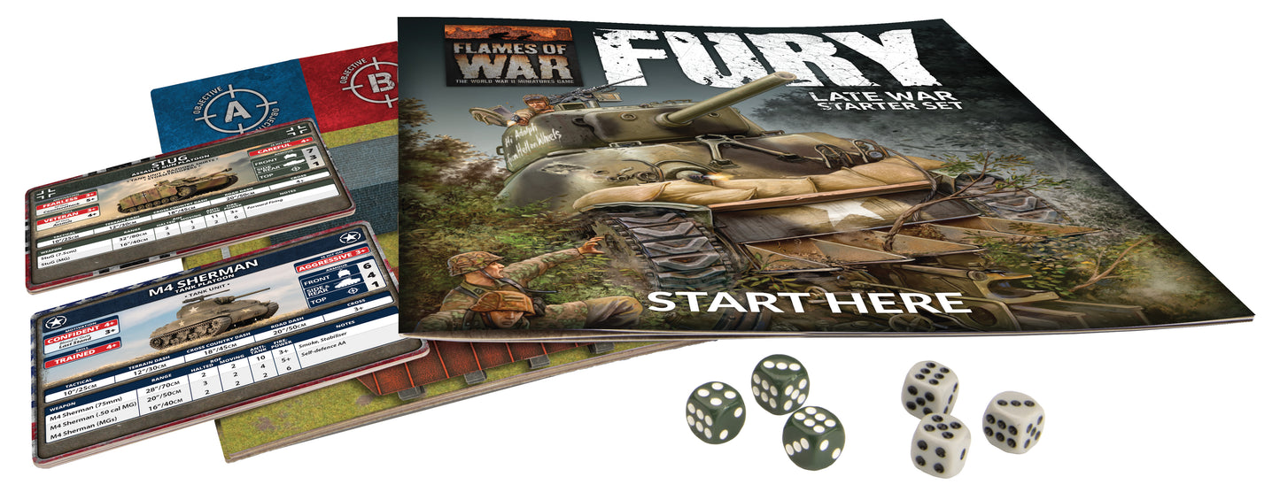 Pre-order: Fury: Late War Starter Set - Late War - Brand New - Flames of War