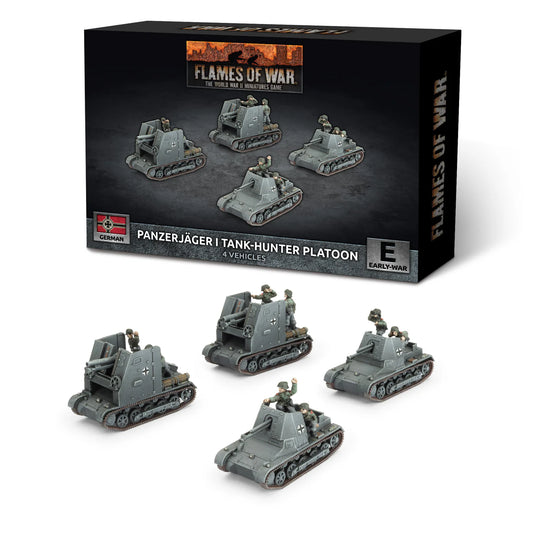 Pre-order: Panzerjager I Anti-tank Platoon - Early War - Brand New - Flames of War