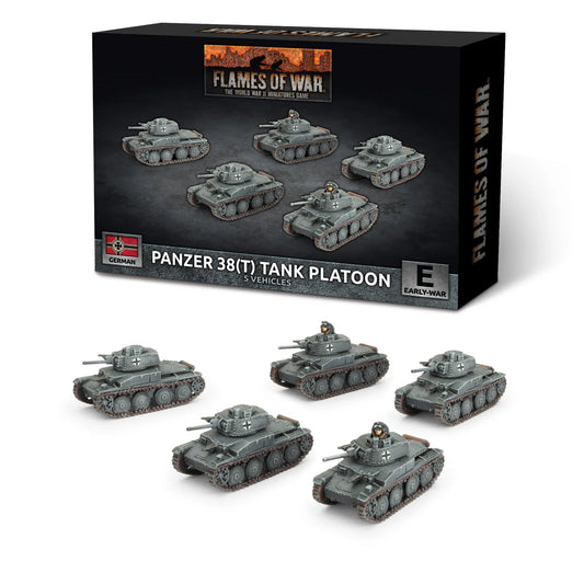 Pre-order: Panzer 38(t) Platoon - Early War - Brand New - Flames of War