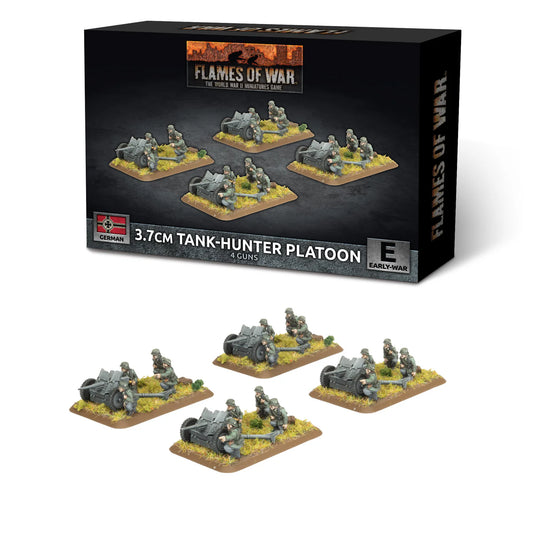 Pre-order: 3.7cm Tank Hunter Platoon - Early War - Brand New - Flames of War