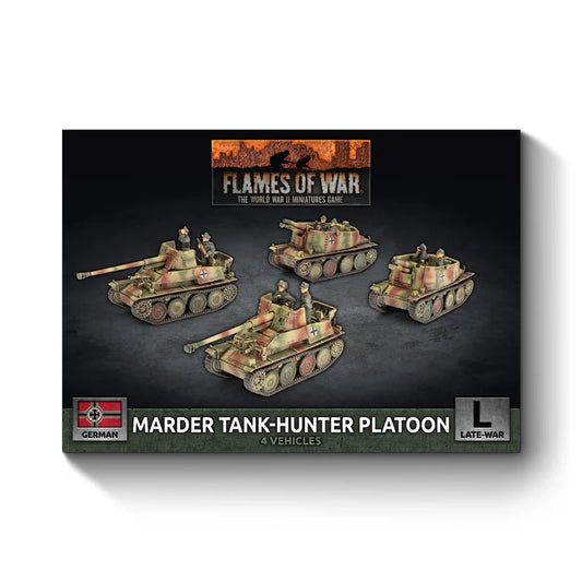 Pre-order: German Marder Tank-Hunter Platoon - Late War - Battlefront Miniatures - Brand New