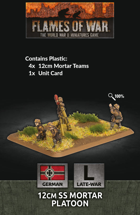 German 12cm SS Mortar Platoon - Late-War - Brand New - Flames of War