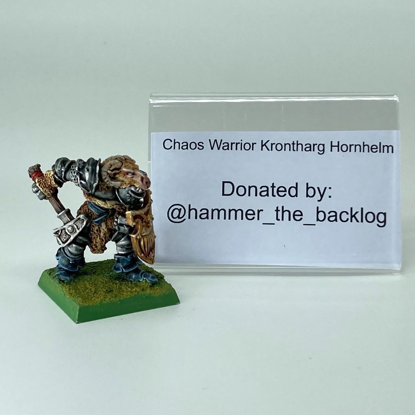 Chaos Warrior Krontharg Hornhelm - Donated By Hammer_the_backlog (MFMH)