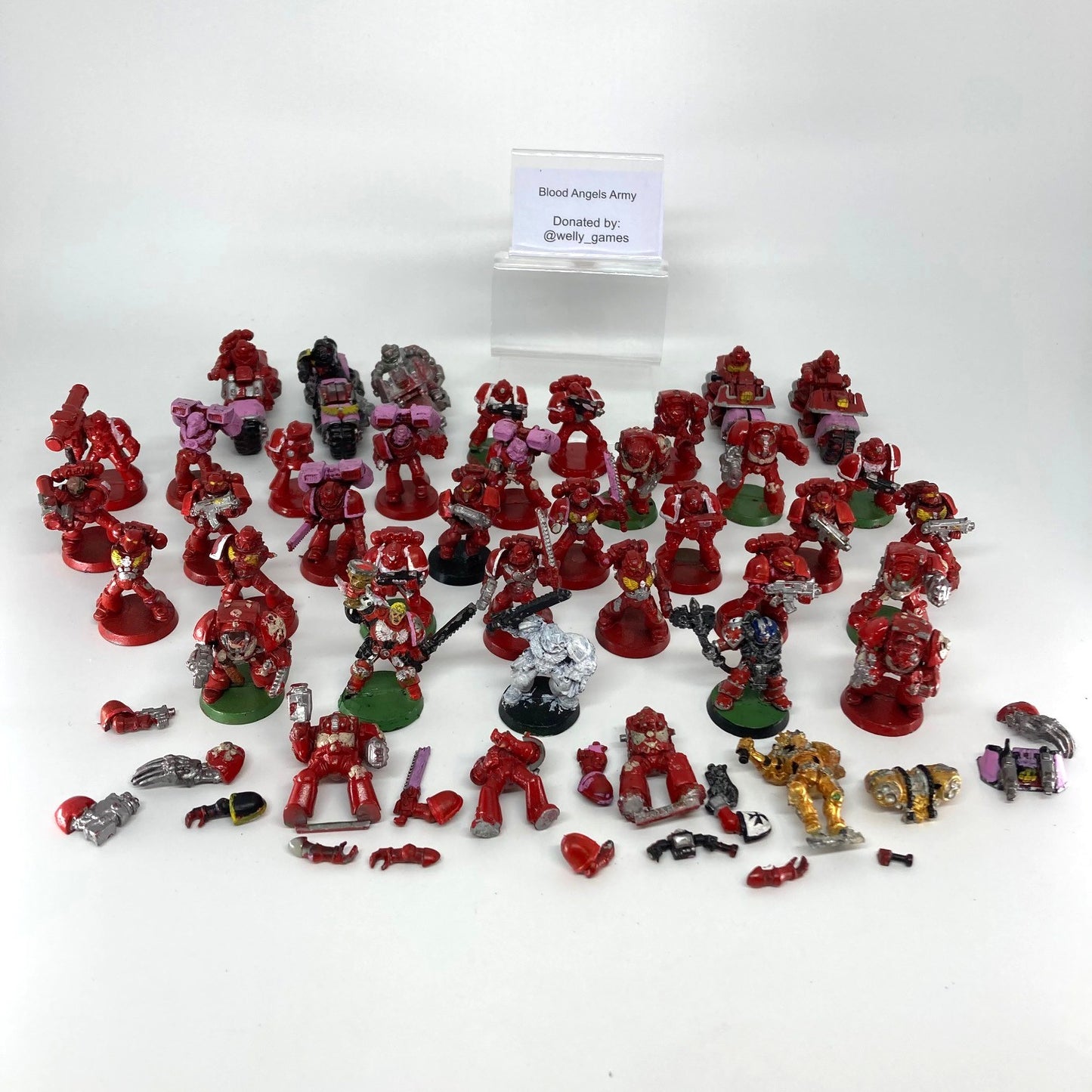 Blood Angels Army - Donated By Welly_games (MFMH)