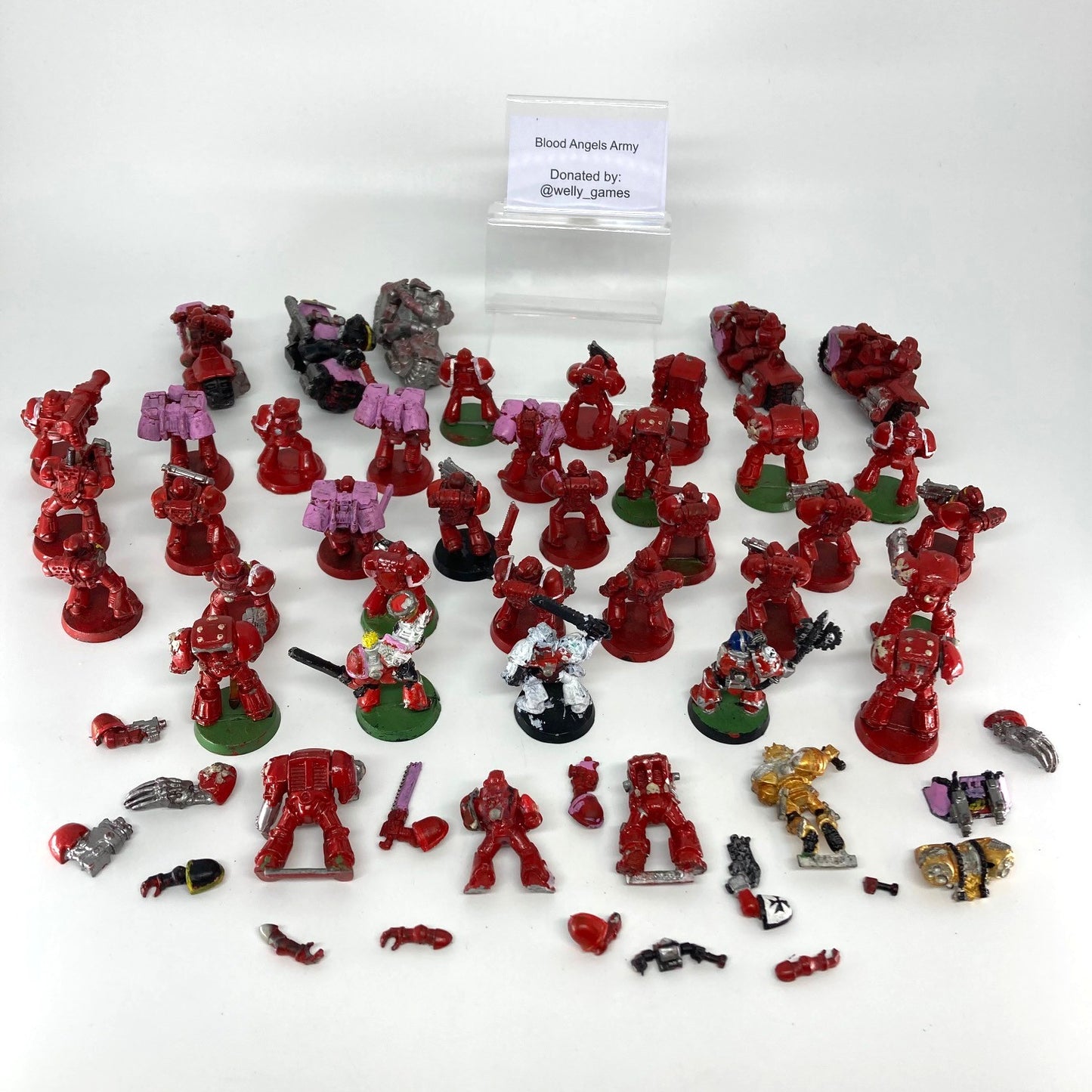 Blood Angels Army - Donated By Welly_games (MFMH)