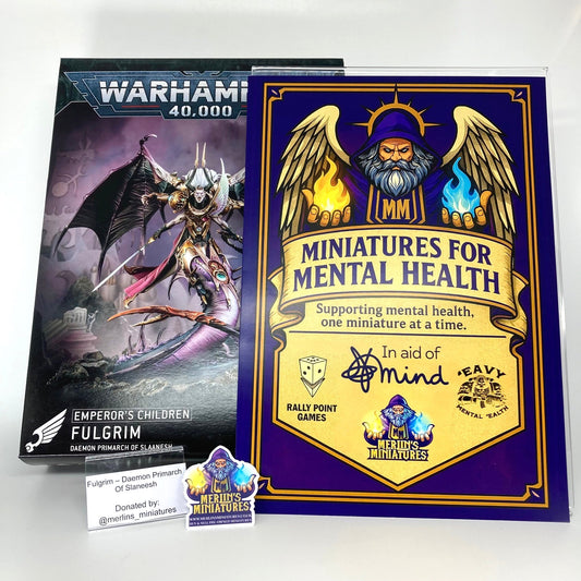 Fulgrim: Daemon Primarch Of Slaanesh (BNIB) - Donated By Merlins_miniatures (MFMH)