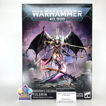 Fulgrim: Daemon Primarch Of Slaanesh (BNIB) - Donated By Merlins_miniatures (MFMH)