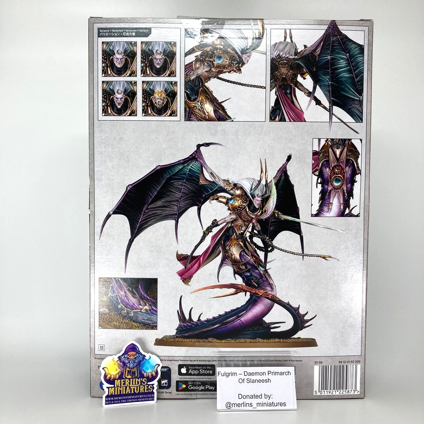 Fulgrim: Daemon Primarch Of Slaanesh (BNIB) - Donated By Merlins_miniatures (MFMH)