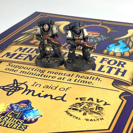 'No Pity', 'No Remorse', 'No Fear' Black Templars - Donated By Mwminis (MFMH)