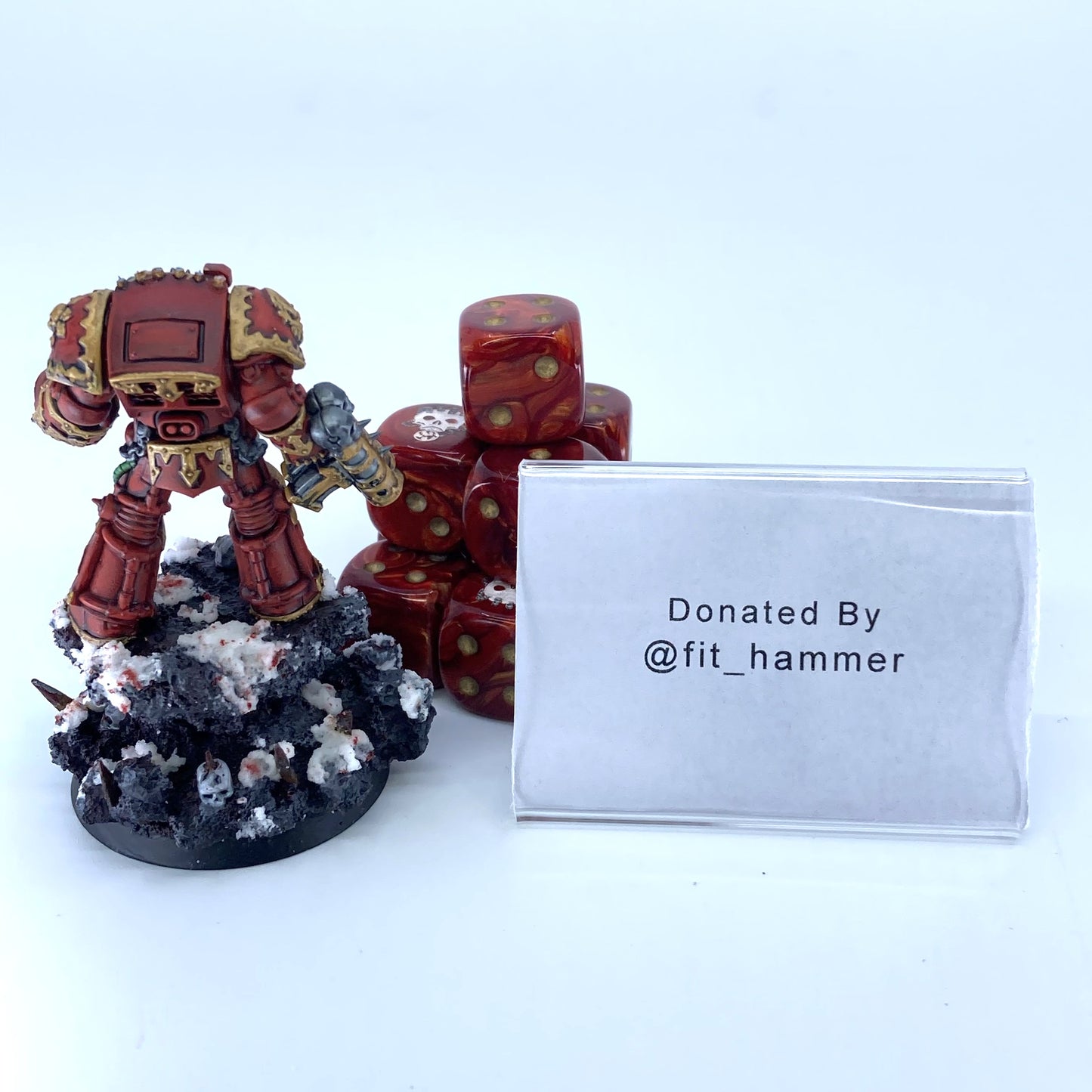 Azrakh The Annihilator & Custom Dice Set - Donated By @fit_hammer