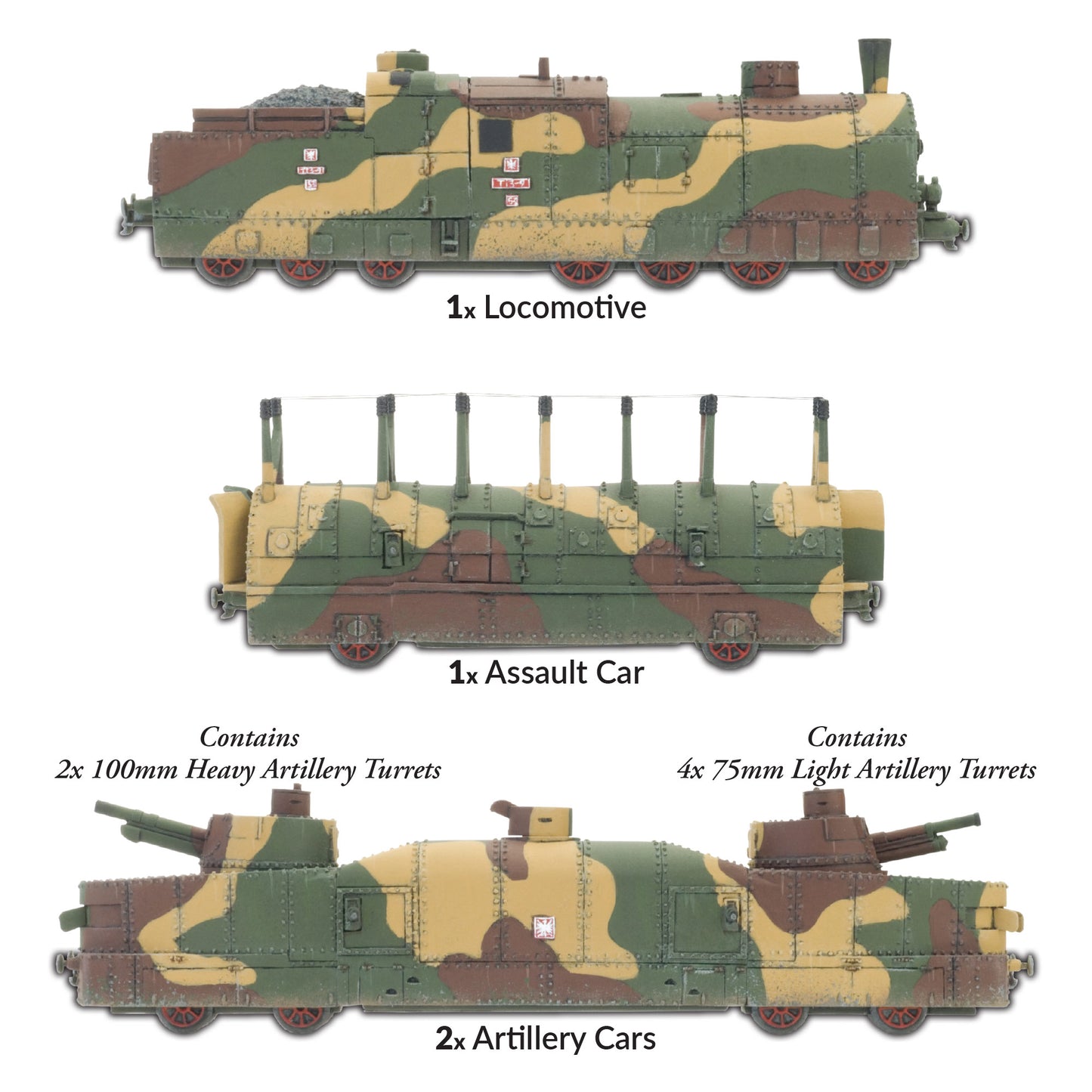 Pre-order: Polish Armoured Train - Limited Edition - Early War - Battlefront Miniatures - Brand New