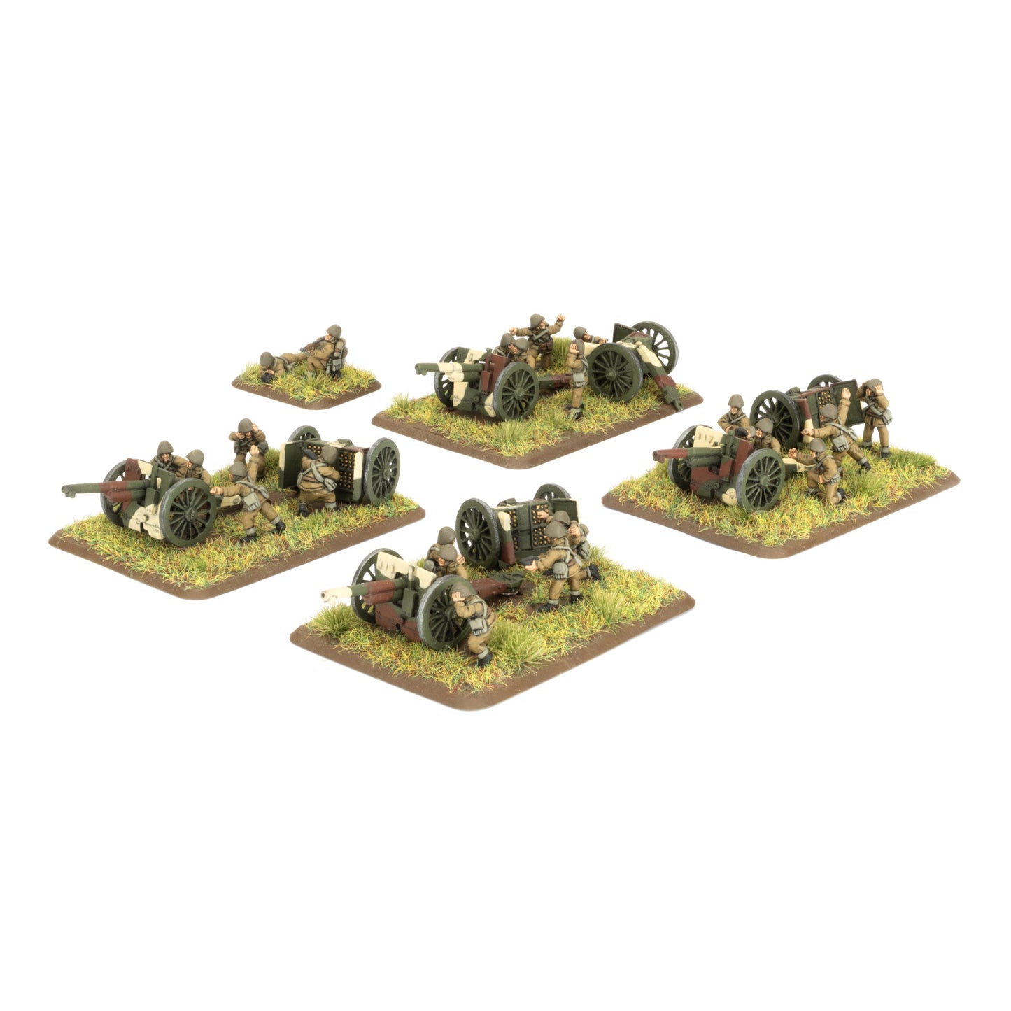 Pre-order: Polish 75mm Artillery Battery - Early War - Battlefront Miniatures - Brand New
