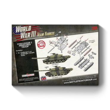 Pre-order: WW3: Challenger 2 - Team Yankee - Battlefront Miniatures - Brand New