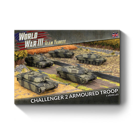 Pre-order: WW3: Challenger 2 - Team Yankee - Battlefront Miniatures - Brand New