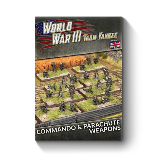 Pre-order: WW3: Commando / Parachute Support Weapons - Team Yankee - Battlefront Miniatures - Brand New