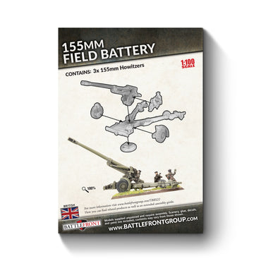 Pre-order: WW3: 155mm Field Battery - Team Yankee - Battlefront Miniatures - Brand New