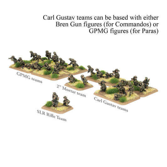Pre-order: WW3: Commando / Parachute Troop - Team Yankee - Battlefront Miniatures - Brand New