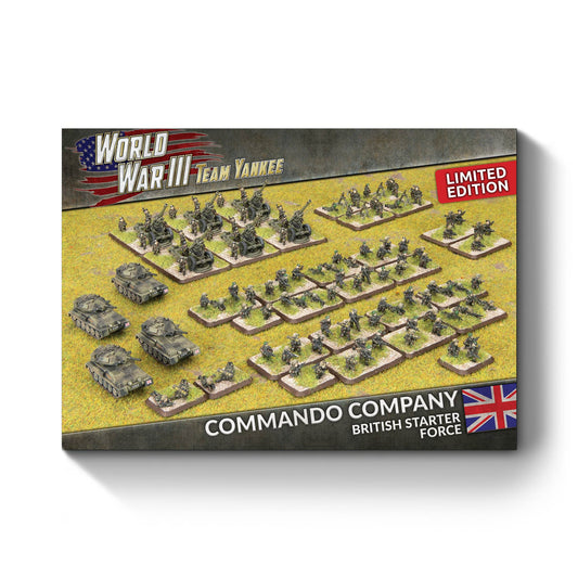 Pre-order: WW3: British Commando Army Set-Falklands Limited Edition - Team Yankee - Battlefront Miniatures - Brand New
