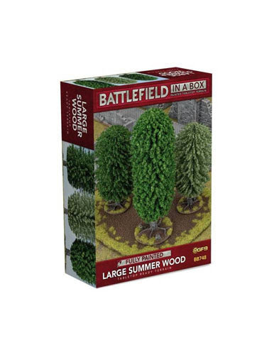 Pre-order: Essentials: Large Summer Wood - Pre-Painted Terrain - Battlefield In A Box - Brand New