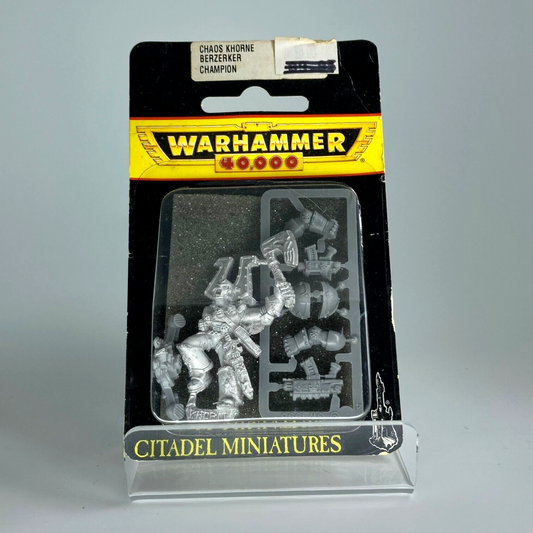 Berserker Champion - Chaos Space Marines - Blister Warhammer 40K GW Metal C1992