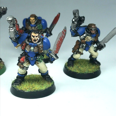 Metal Classic Space Marine Scouts Painted - minor chips - Warhammer 40K X7316