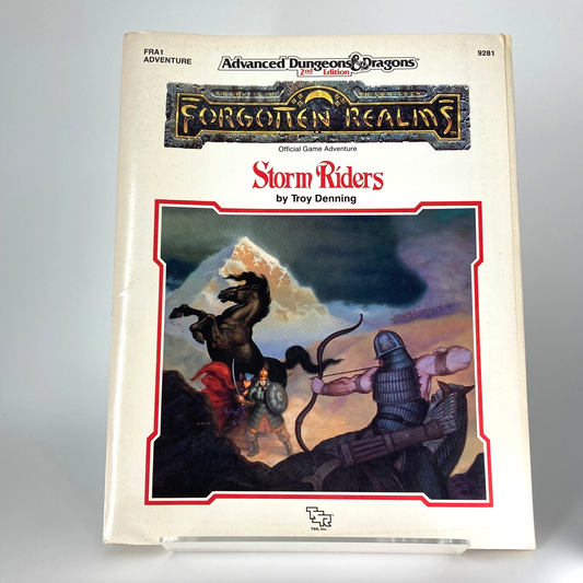 Storm Riders - The Forgotten Realms - 2nd Ed AD&D Dungeons and Dragons M1234