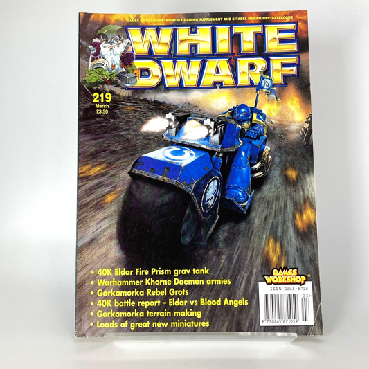 White Dwarf 219 Magazine Games Workshop Warhammer Fantasy 40,000 40K M1371