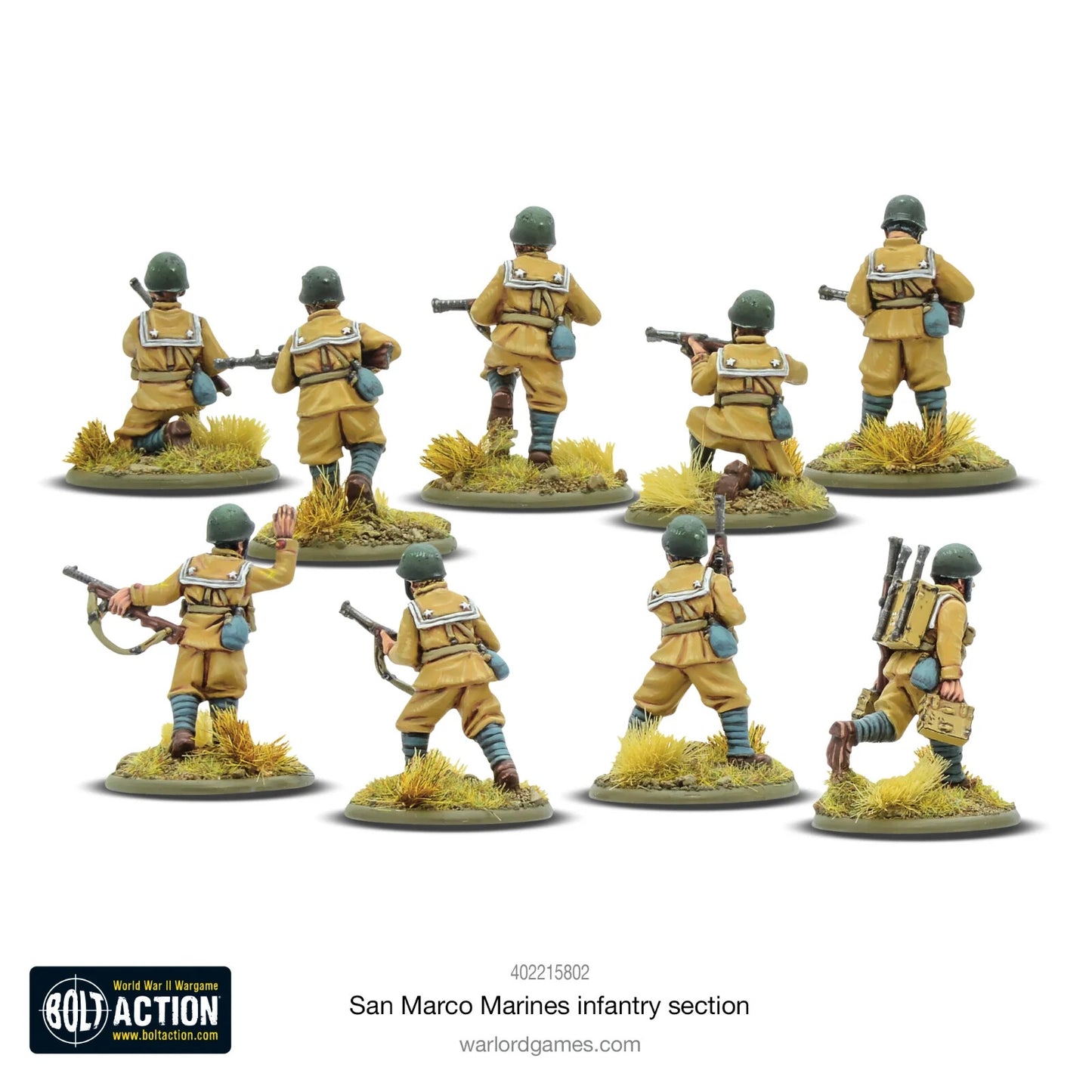 Italian San Marco Marines Infantry Section - Warlord Games Bolt Action