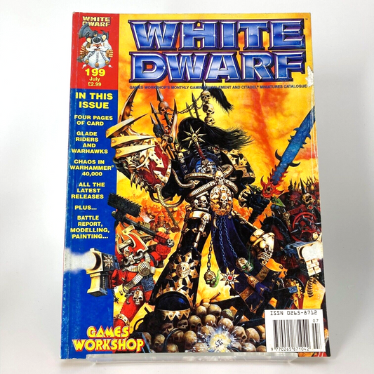White Dwarf 199 Magazine Games Workshop Warhammer Fantasy 40,000 40K M1078