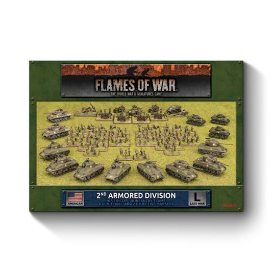 American 2nd Armored Division - Late-War - Brand New - Flames of War