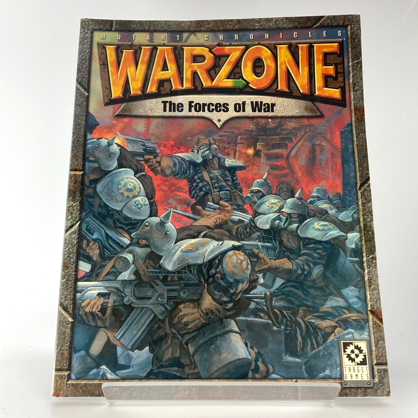 Warzone The Forces Of War - Mutant Chronicles Rulebook - Target Games M120