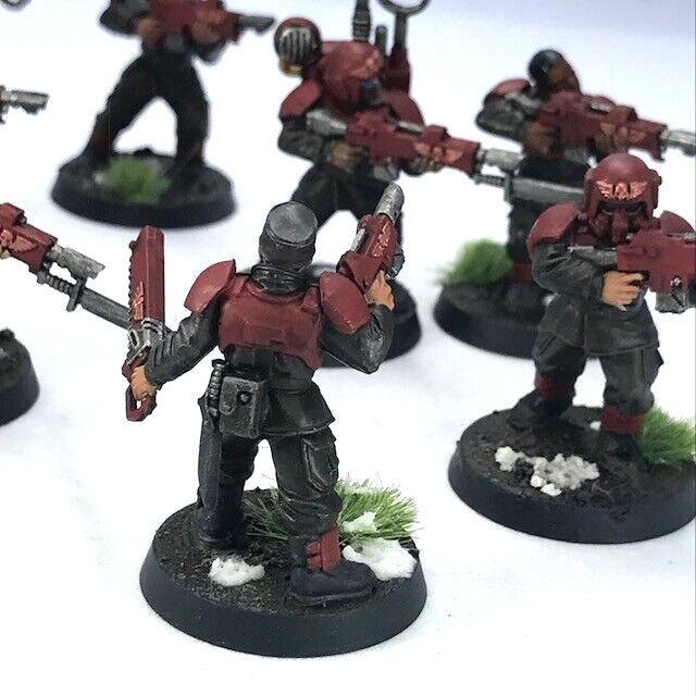 Cadian Shock Troops Astra Militarum Imperial Guard Warhammer 40K Painted C825