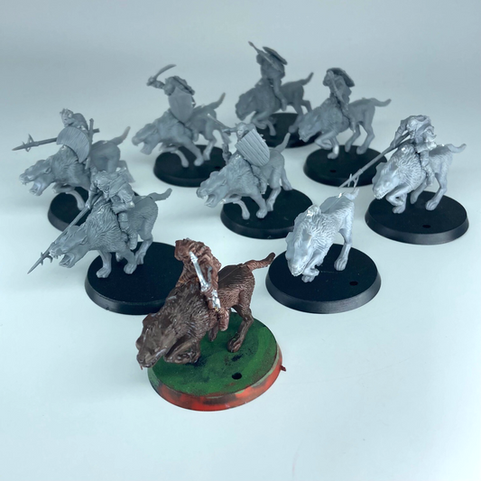 Goblin And Warg Scout Pack - Mordor - Warhammer / Lord Of The Rings C6201